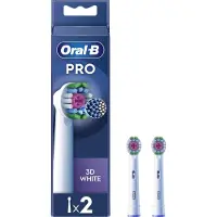 Oral-B Braun Pro 3D Hvit 2 gab. balta