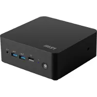 MSI - 1 inntil - RAM 0 GB - uten HDD - Gigabit Ethernet, 2.5 Gigabit Ethernet - 802.11a/b/g/n/ac/ax (Wi-Fi 6E) - uten OS - monitor: ingen - svart