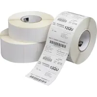 Zebra Z-Perform 1000T - Matt - permanent akryl-adhesiv - perforert - hvit - 76.2 x 101.6 mm 11160 etikett(er) (12 rull(er) x 930) papir - for TLP 3742 Zebra DA402, GX420 GK Series GK420 G-Series G