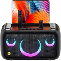 Ikarao Break X1 Karaoke Machine with Wireless Microphones