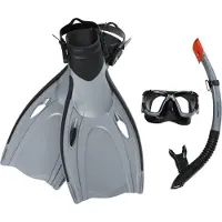 Bestway 25045, Voksen, Halv ansiktsmaske, Herdet glass, Assorterte farger, Silikon, 43-48