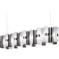 Slamp LED-hengelampe La Lollo, tinnfarget, 140 cm