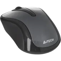 A4Tech G3-280N RF (Glossy Grey) - Mus - Optisk - 3 knapper - Grå