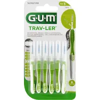 Gum Sunstar GUM D.GUM mellomromsbørster 1414/6