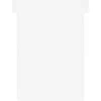 Nobo T-Card-planleggingskort - størrelse 3 Hvit