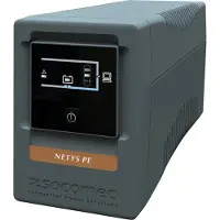 Socomec Netys PE 850 - UPS - AC 230 V - 480 watt - 850 VA - USB - utgangskontakter: 4