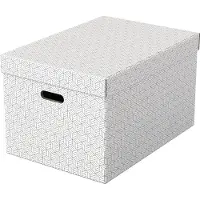 Esselte - Gaveeske - stor - 51 cm x 35.5 cm x 30.5 cm - hvit - pakke av 3
