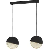 Eglo EGLOPendel Mumbles 2-LightSvartTakpendlerFra Homeroom