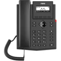 Fanvil X301W, IP-telefon, Sort, Kablet håndsett, Bord/Vegg, Linux, In-band, Utenfor båndet, SIP-info
