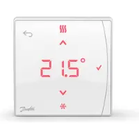 Danfoss Icon2 RT wireless room thermostat w/display and infrared floor sensor w/mounting