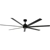 Beacon Lighting Atlanta II loftvifte 55 W (Ø x H) 183 x 35 cm sort med fjernkontroll