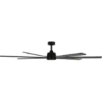 Beacon Lighting Atlanta II loftvifte 55 W (Ø x H) 183 x 35 cm sort med fjernkontroll