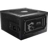 MSI Mag A850gl Pcie 5.0 3.0 850w 80 Plus Gold Modulær Strømforsyning