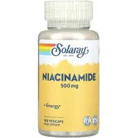 Solaray Niacinamide 500mg Kapsler 100 Enheter