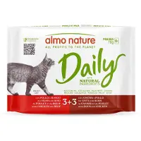 Almo Nature Daily Menu 6/12 x 70 g Pose - Mix II: Kylling & Storfe + And & Kylling 12 x 70 g