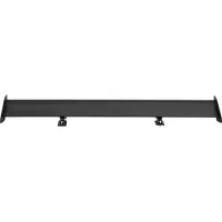 Vevor GT Wing bilspoiler, 43,3 tommers universalspoiler med enkelt dekk, justerbar lett aluminium, bakspoilervinge for bil, racingspoiler BGW/JDM Drift svart