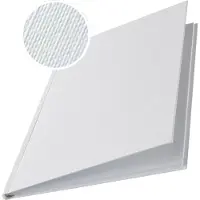Leitz Skinneomslag tekstil 3,5 mm hvid - (10 stk.)