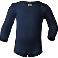 Engel Body I/e - Ull/Silke - Navy - - 74/80 - Langermet Body