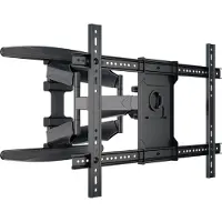 Multibrackets M VESA Flexarm XL Full Motion Dual - Brakett - helbevegelses justerbar arm - for LCD-skjerm - svart - skjermstørrelse: 40-85 - veggmonterbar