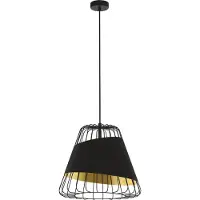 Eglo Austell, Fleksibel montering, Sort, Gull, Sort, Gull, Stål, Stue, Innendørs