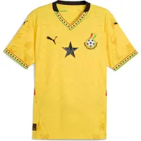 Puma Ghana 2025 Away Jersey Men, Clothing, Pelé Yellow/Black, M