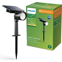 Philips LED-utendørs spot Ashlyn, svart, IP44