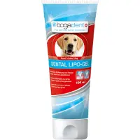 Bogadent Dental Lipo-Gel, Tannkrem for forebyggende virkning mot plakk hos kjæledyr, Hund, 100 ml, Almond, Saflorolje, Vitamin E