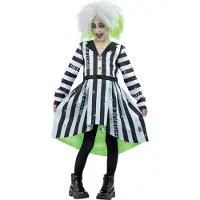 Smiffys Kostymer - Beetlejuice - Hvit/Svart - - 7-9 år (122-134) - Kostymer