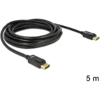 DeLOCK DisplayPort 1.2-kabel DisplayPort hann til DisplayPort hann, 5 m
