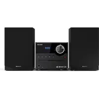 Sharp XL-B517D - Mikrosystem - 2 x 7.5 watt - svart
