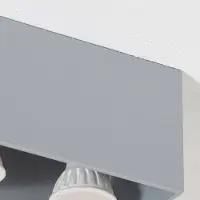Sollux Taklampe Ara Maxi, grå, 2 lyskilder, metall
