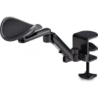 StarTech.com Adjustable Arm Rest For Desk, Clamp-On Install/No Drilling - Monteringssett (armstøtte) - aluminium, stål, plastikk - svart - skrivebordsmonterbar