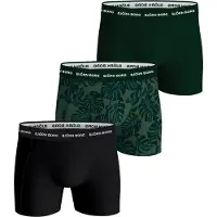Björn Borg Boksere 3-pack Stretch Svart Grønn Mørkegrønn Størrelse