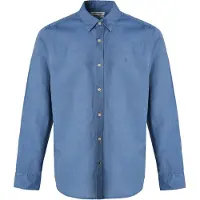 Salsa Jeans Cotton Linnen Regular Fit Skjorte Med Lange Ermer