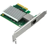Trendnet TEG-10GECTX - Nettverksadapter - PCIe 2.0 x4 lav profil - 10Gb Ethernet x 1 - TAA-samsvar