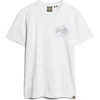 Superdry for man. M1011979A Vintage Heritage logo T-shirt light grey (S), Casual, Cotton, Short sleeve