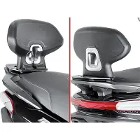 Givi Piaggio Mp3 Hpe 400/sport 400/530 Exclusive 2022-2023 Ryggstøtte