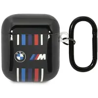 BMW BMA222SWTK AirPods 1/2-deksel svart/svart Flere fargede linjer