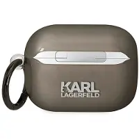 Karl Lagerfeld KLAPHNIKTCK AirPods Pro-deksel svart/svart Karl's Head