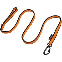 Non-Stop Dogwear Bungee Leash, Black/Orange, 2M