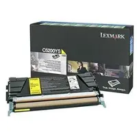 Lexmark Tonerkassett gul 1.500 sider return