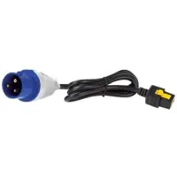 APC - Strømkabel - IEC 60309 16A (hann) til IEC 60320 C19 - 16 A - 3 m - låst - svart - for P/N: SMT1500CUS, SMX1500RM2UCNCUS, SMX1500RM2UCUS, SRT1500XLI, SRT2200XLI-KR