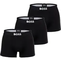 BOSS Kort boksershorts One 3-pack svart 001 Svart Størrelse