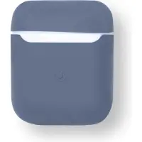 ESTUFF Silicone Case - Eske for trådløse øretelefoner - silikon - midnattsblå - for Apple AirPods (1. generasjon, 2. generasjon)