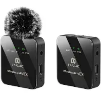 Puluz Trådløs Lavalier-mikrofon 1 Tx + 1 Rx