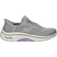 SKECHERS slip-in damesneaker - Grå - Sko