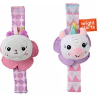Bright Starts Biterangle - 2-pack - Unicorn &amp; Lama - - OneSize - Bitering