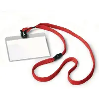 Durable 813903, Merke, Landskap, Tekstil, Rød, Gjennomsiktig, 9 cm, 6 cm