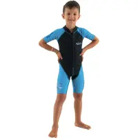 Seac Badedrakt - Dolphin Shorty Boy 1,5 mm - Neopren - Svart/B - - 3 år (98) - Badetøy