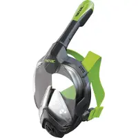 Seac Sub Snorkelmaske - Libera S/M - Svart/Lime - - S/M - Dykkermasker
